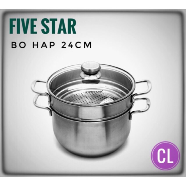 Bộ xửng hấp Fivestar 3đáy size 24cm