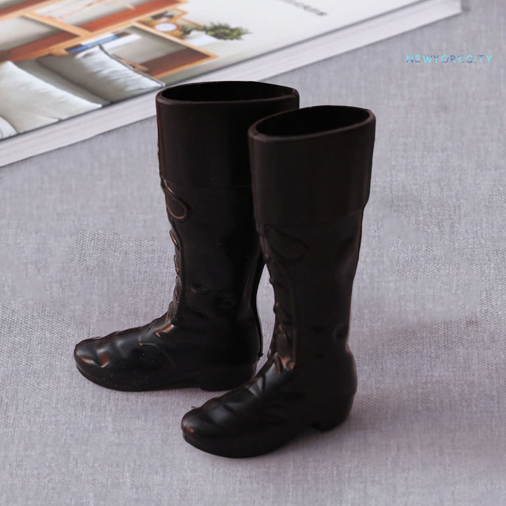 1 Đôi Bốt Đi Mưa Mini Bằng PVC 1: 12 Dễ Thương Trang Trí Nhà Búp Bê