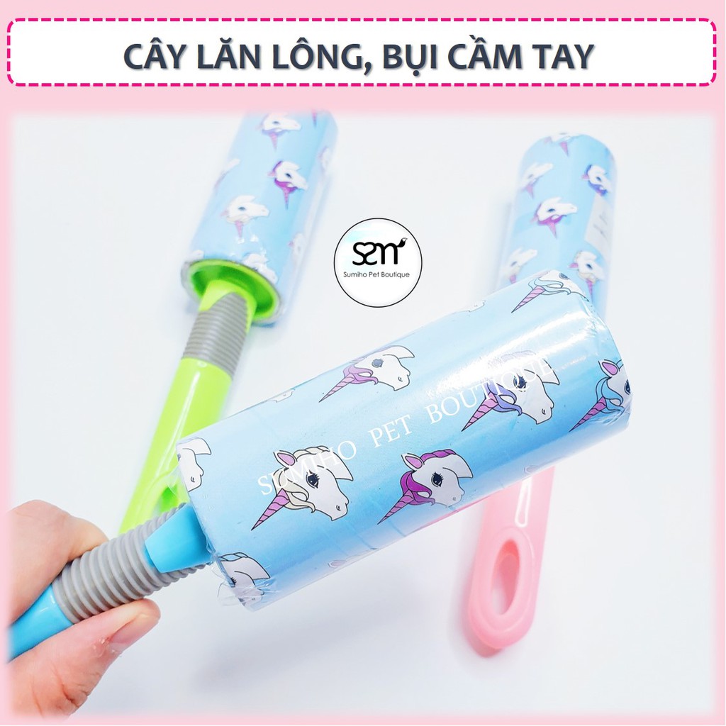 Cây lăn lông chó mèo thú cưng cầm tay Sumiho (40 lần sử dụng)