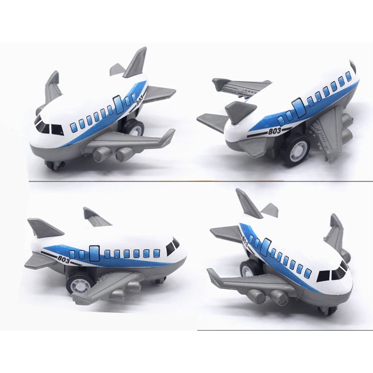 Bộ Quà Tặng 6 xe Mô Hình Máy Bay Cartoon Plane