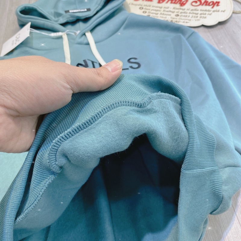Áo nỉ Hoodie essential , áo nỉ bông hoodie unisex nam nữ loại 1 kèm ảnh thật shop tự chụp | BigBuy360 - bigbuy360.vn