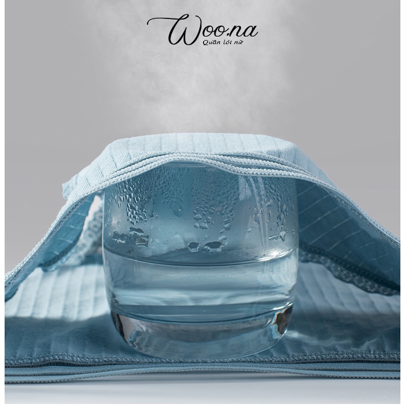 Quần lót nữ cotton gân tâm cạp lưới phối viền Size 38-58kg. Quần Lót nữ Kháng Khuẩn Trơn nhiều màu sexy. | BigBuy360 - bigbuy360.vn