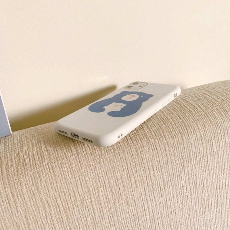 Ốp điện thoại in hình gấu dễ thương cho Iphone 5/5S/6/6plus/6S/6S plus/6/7/7plus/8/8plus/X/XS/XS Max/11 154 | BigBuy360 - bigbuy360.vn