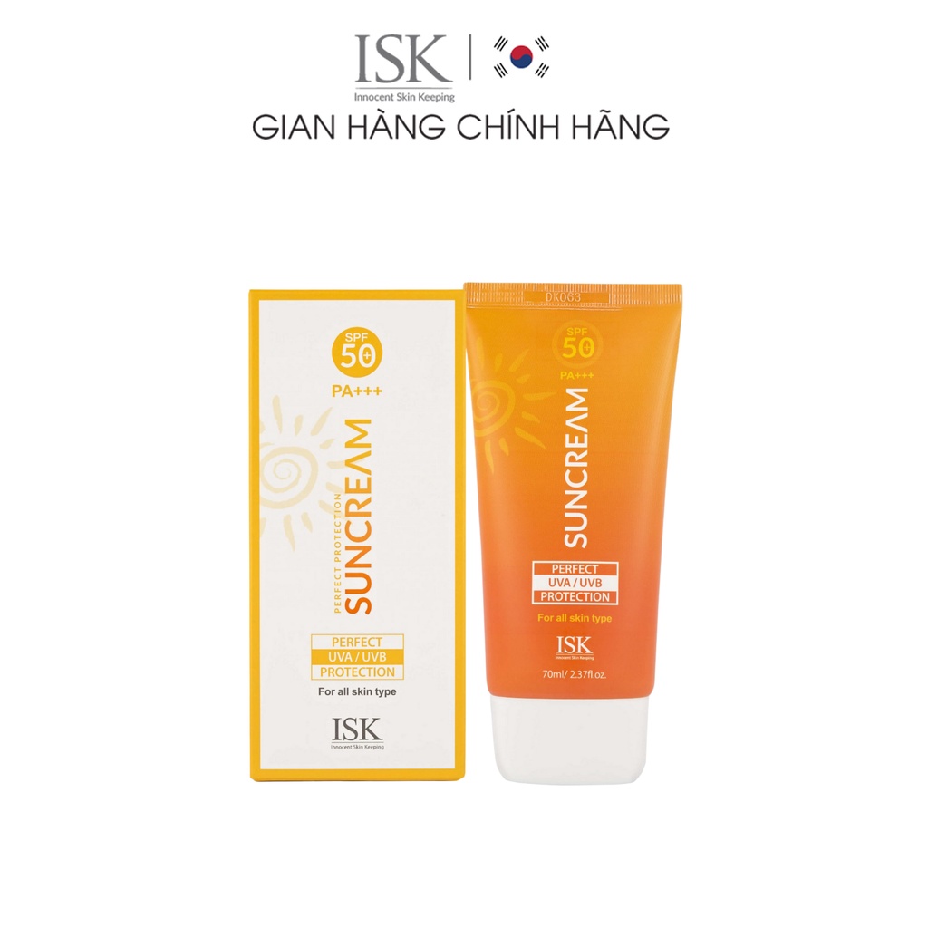 Kem Chống Nắng Kiềm Dầu ISK Perfect Protection Sun Cream SPF 50+/PA+++ 70ml - ISC1200110