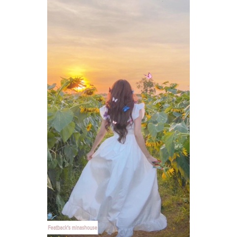 Váy maxi biển dáng dài mina’s house.