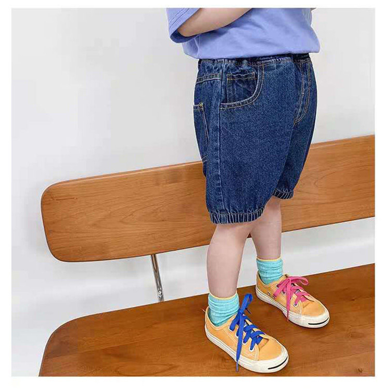 Quần Short Jeans Thời Trang Cho Bé Trai 1-8 Tuổi