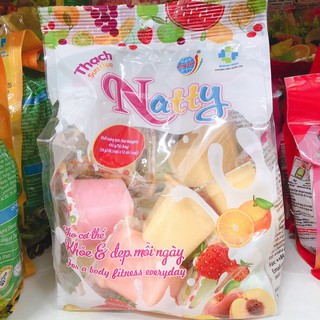 Thạch Sữa Chua Natty Các Vị Gói 432g