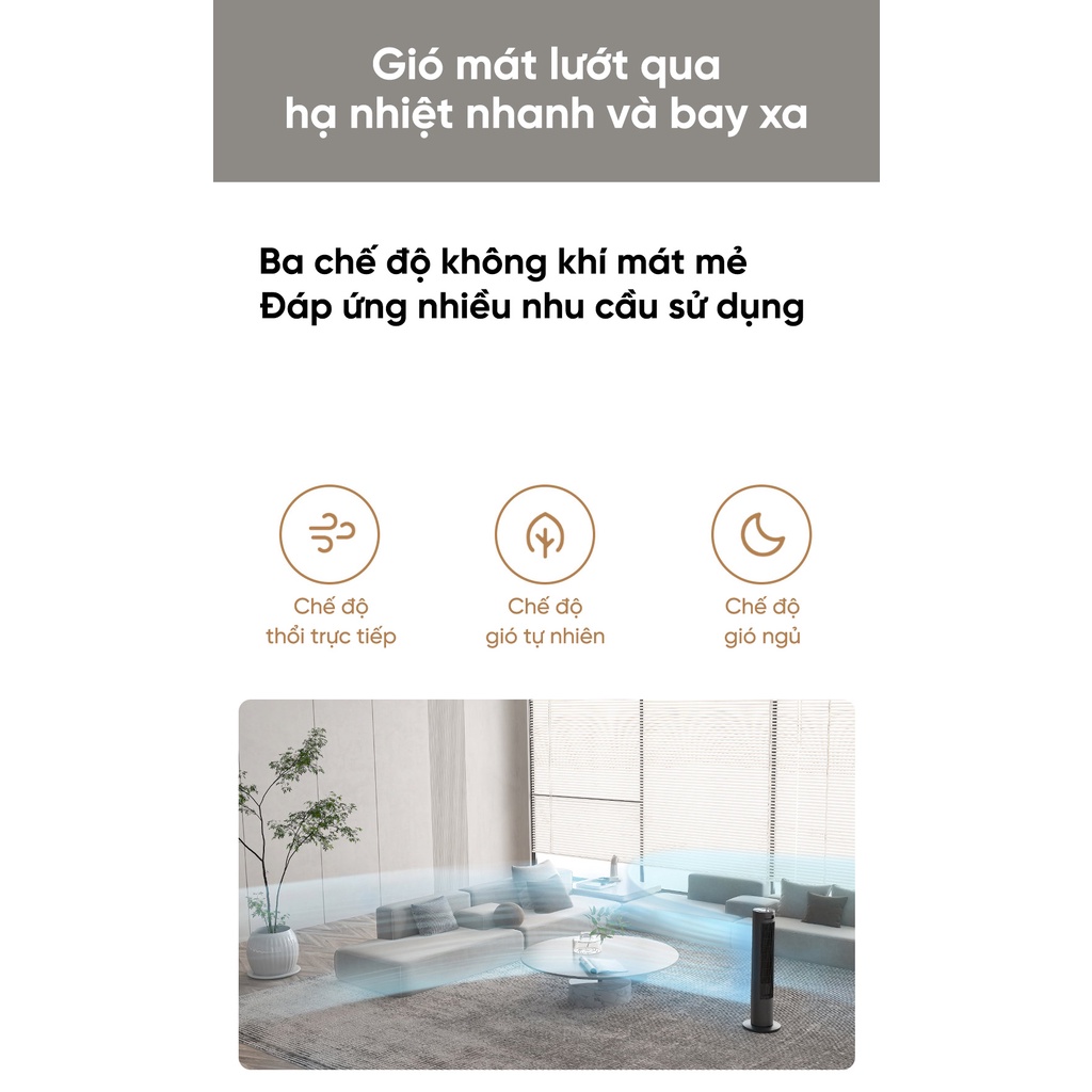 Quạt biến tần bốn mùa Mijia DC – BPLNS01DM