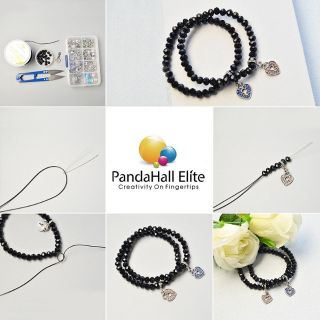 Cuộn 10m cước lụa co giãn xỏ chuỗi hạt.