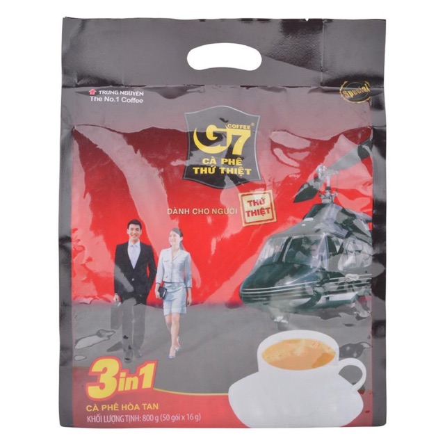 Cà phê sữa G7 3in 1 trung nguyên (50 gói)
