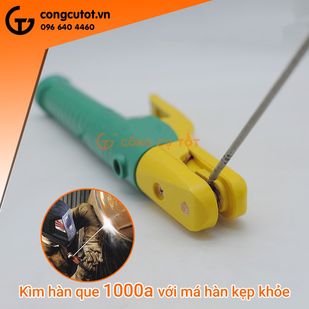 Kìm hàn má đồng nguyên chất YK-802 1000A Berrylion Kapusi K-2002