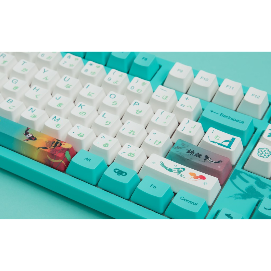 Bàn phím cơ AKKO 3108 V2 Monet'S Pond (blue, orange và pink AKKO switch V2) - Sản phẩm hot nhất của Akko - Mai Hoàng PP | BigBuy360 - bigbuy360.vn