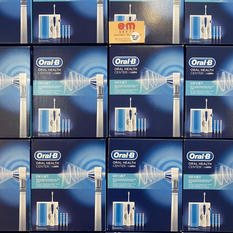 [Mã 159FMCGSALE giảm 8% đơn 500K] Máy tăm nước Oral b Oxyjet Hydropulseur - đủ bill