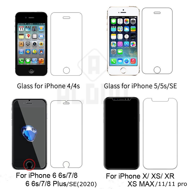 Kính Cường Lực Bảo Vệ Màn Hình Cho Iphone 5 5s 6 7 8 Plus X Xs Xr Se 2020 Iphone 11 Pro Max 12 13 Pro Max 12 13 Mini