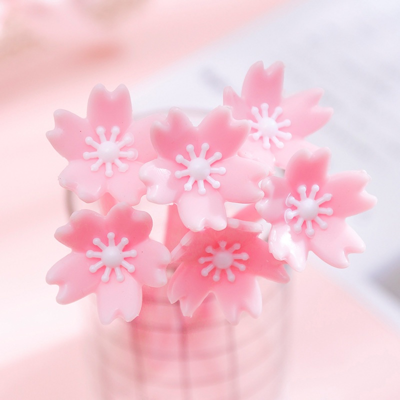 Bút Mực Gel Hình Hoa Anh Đào Dễ Thương