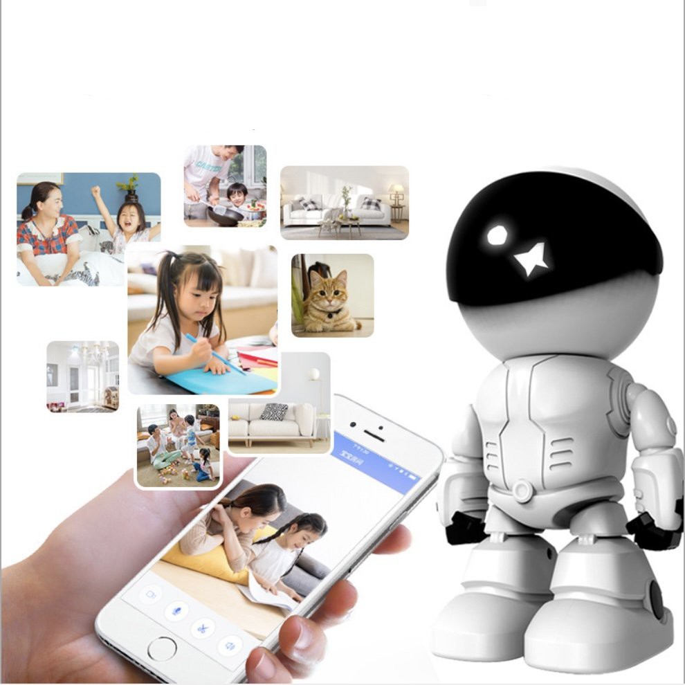 Camera Robot Quay Video Đàm thoại 2 chiều Wifi Smartphone độ nét 1080p 📸📸