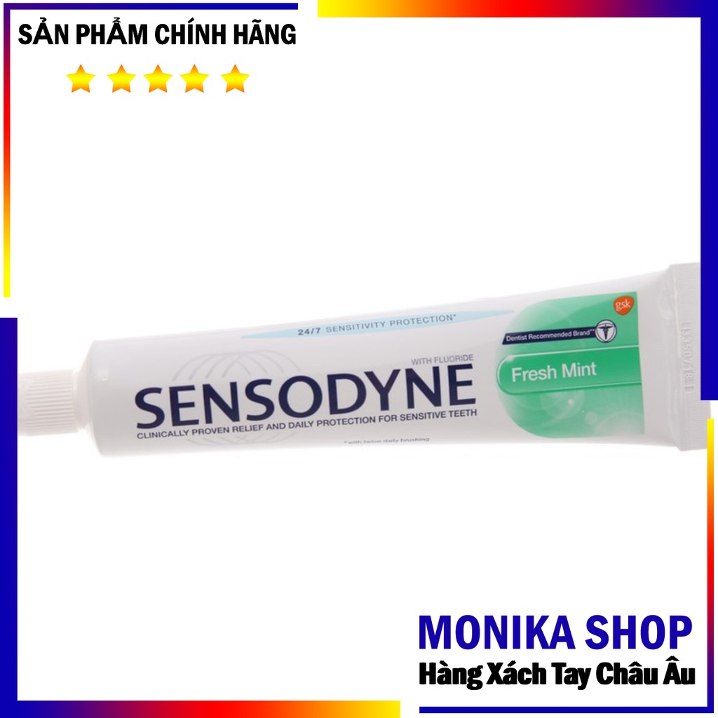 Kem đánh răng Sensodyne xanh lá cây