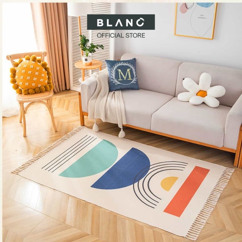 Thảm Trải Sàn Phong Cách Boho BLANC'