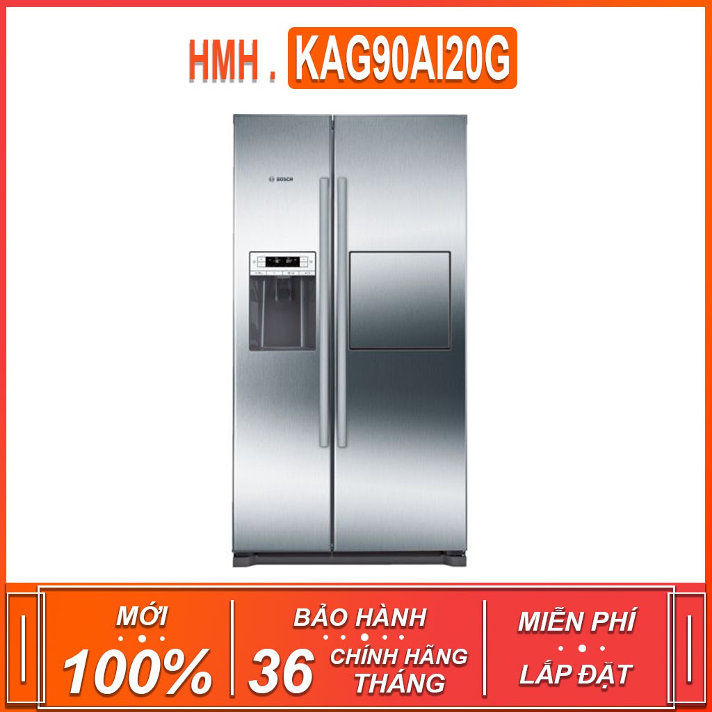 Tủ lạnh 2 cánh Bosch HMH.KAG90AI20G , dung tích 522L ( Xuất sứ Hàn Quốc - Bảo hành 36 tháng )