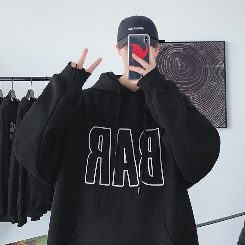 ÁO HOODIES NỈ BÔNG SIÊU DÀY IN HÌNH BAR PHONG CÁCH HÀN QUỐC NAM NỮ MẶC ĐỀU ĐẸP | WebRaoVat - webraovat.net.vn