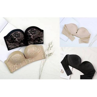 Áo lót cúp ngực không dây đệm dầy