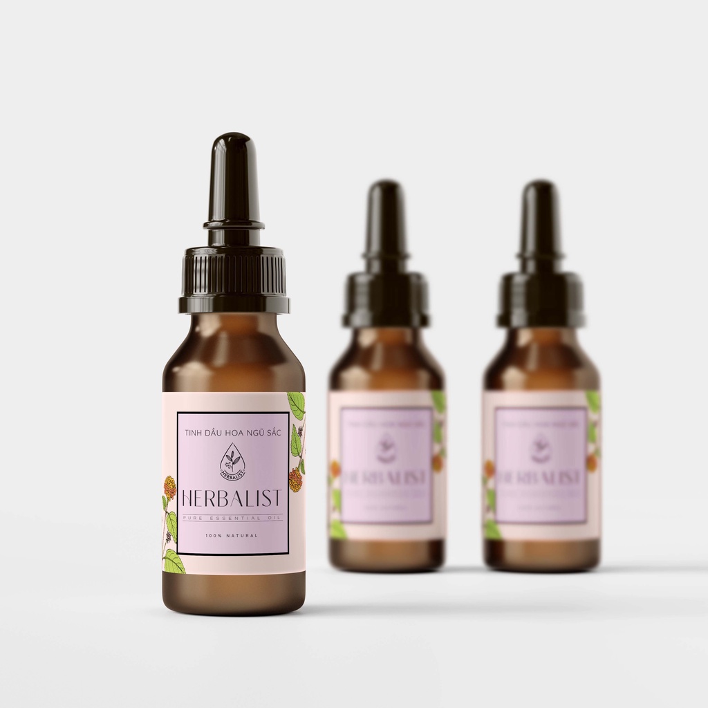 Tinh Dầu Hoa Ngũ Sắc Nguyên Chất Mùi Hương Dễ Chịu Thanh Khiết Trợ Hô Hấp Kháng Khuẩn Kháng V.iê.m