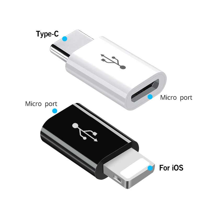 Đầu Chuyển Đổi Từ Micro Usb Sang Type C / Iphone