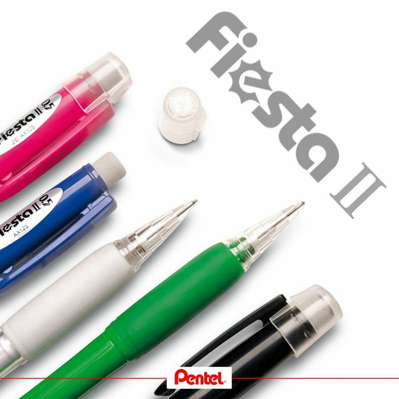 Bút Chì Bấm Pentel Bút Chì Kim Pentel Fiesta AX105 Nhiều Màu Ngòi 0.5mm