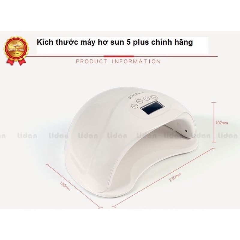 Máy Hơ Gel Sun 5 Plus Hàng Chính Hãng (Bảo Hành 1 Tháng)