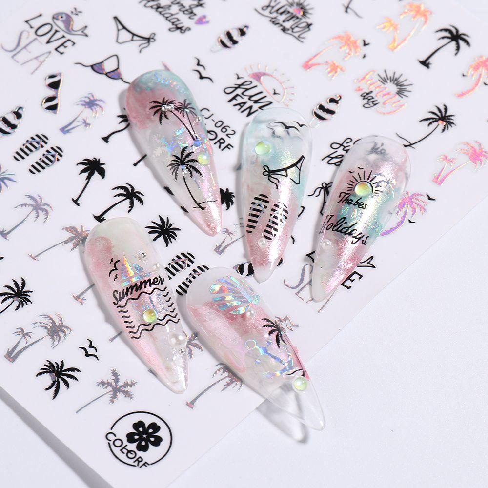 Đề Can Dán Trang Trí Móng Tay Nghệ Thuật Họa Tiết Hoạt Hình 3D DIY