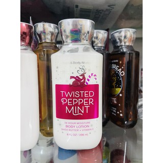 Lotion dưỡng thể mịn da Bath & Body Works Twisted Peppermint 236ml.