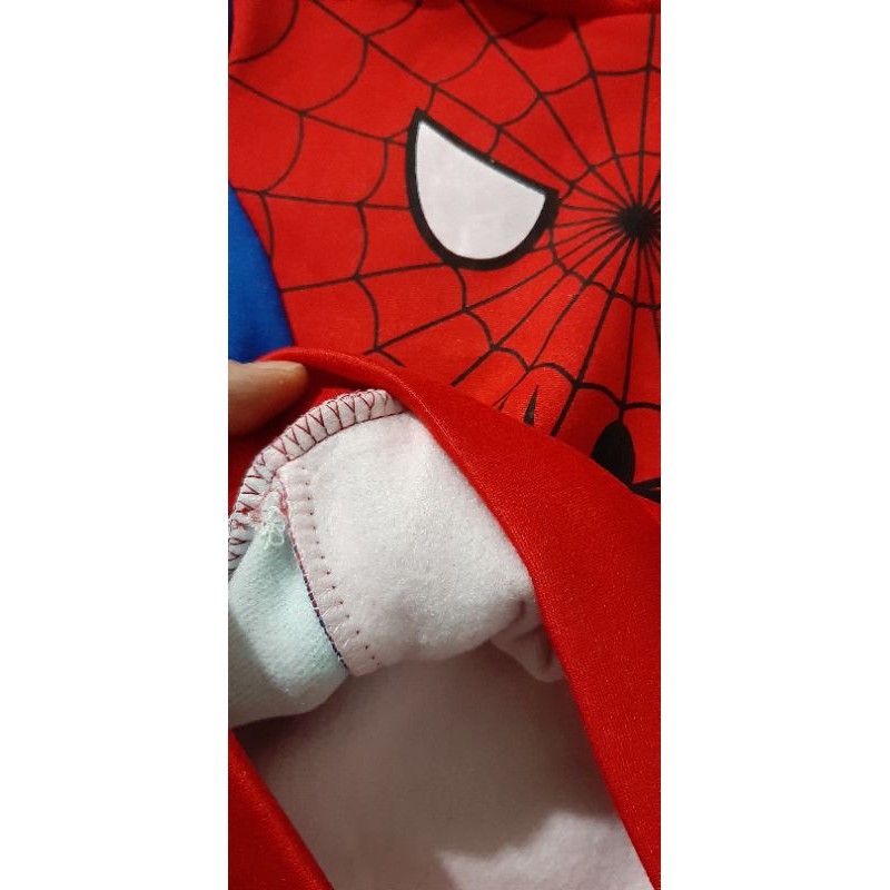Bộ nỉ bông siêu nhân nhện spider man