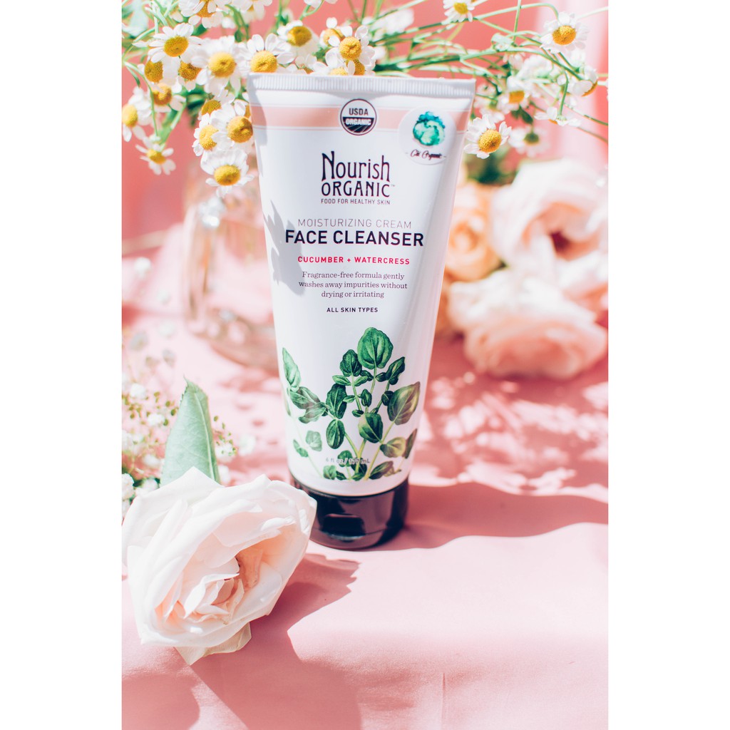 Sữa rửa mặt hữu cơ Nourish Organic