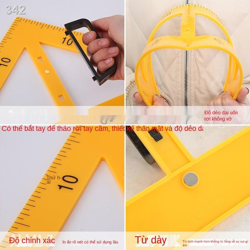 Tấm nhựa tam giác từ tính cỡ lớn dùng để dạy học, bộ, thước đo góc, kẻ và compa, đồ vẽ của giáo viên