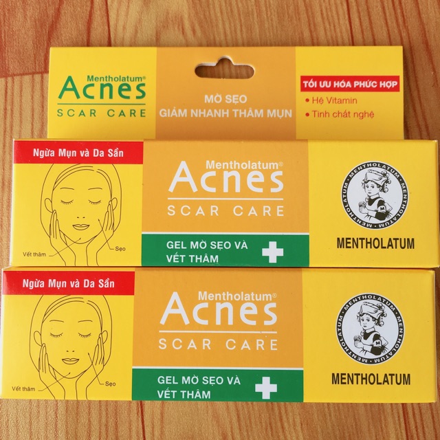 Gel làm mờ sẹo, vết thâm Acnes Mentholatum (12g)