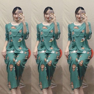 BỘ ĐỒ BẦU SAU SINH  LANH LỤA