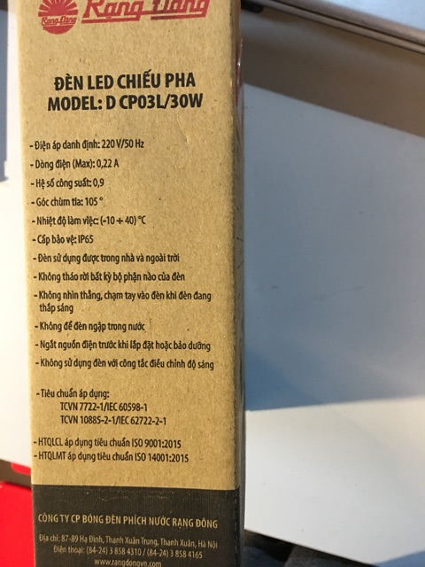 Pha Led Rạng Đông 30W