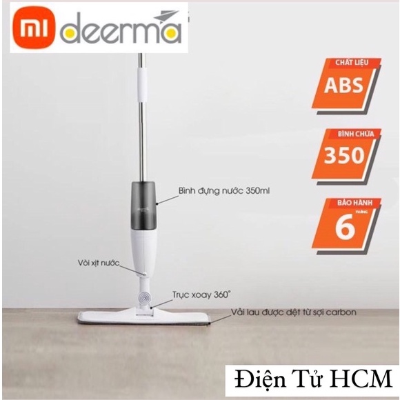 Cây Lau Nhà Phun Nước Xiaomi Deerma Water Spray Mop - TB500