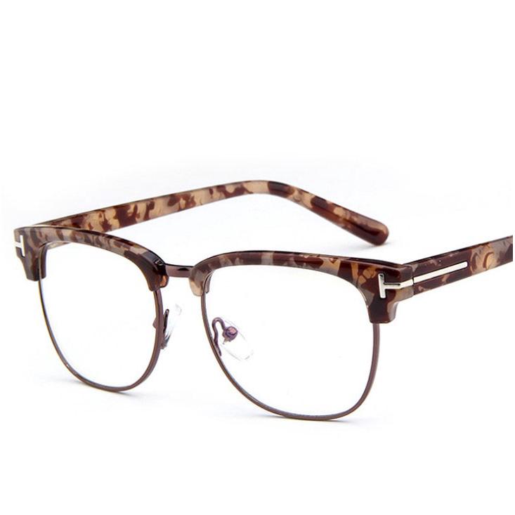 Clear Glasses Vintage Frames Men  1 pcs Optical Square