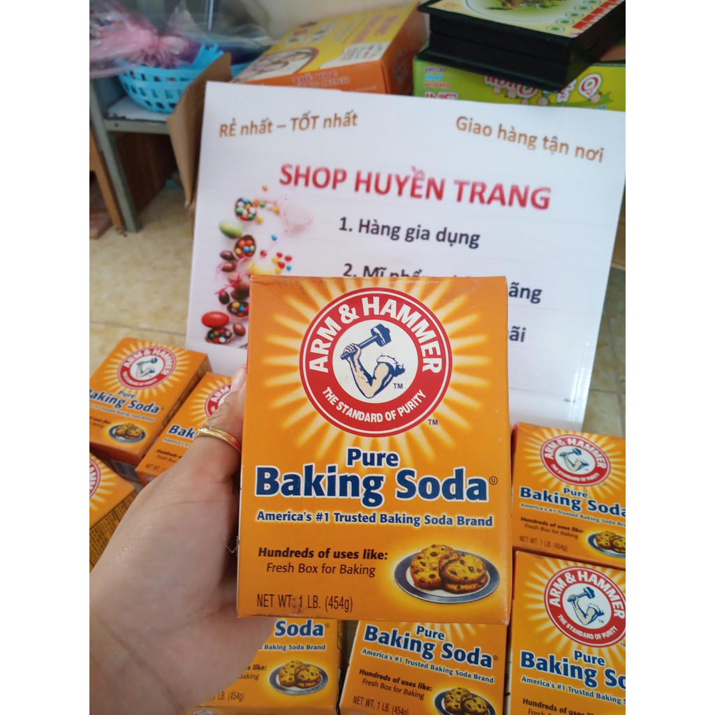 Baking soda, hộp 454g, hàng nhập khẩu