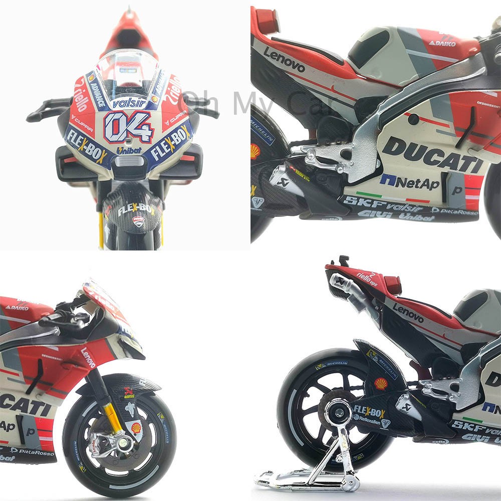 Mô Hình Xe Mô Tô 2018 Moto Gp Ducati Desmoseidici Cỡ 1 / 18