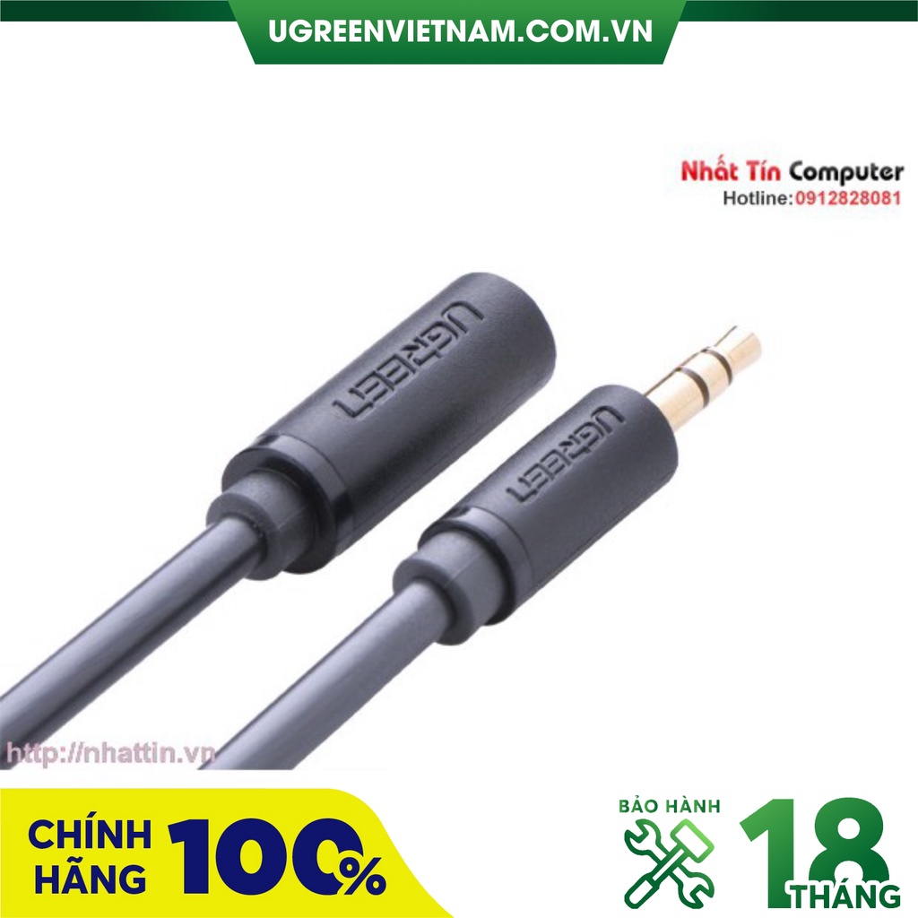 Cáp nối dài Audio 3.5mm dài 0,5m chính hãng Ugreen UG-10781