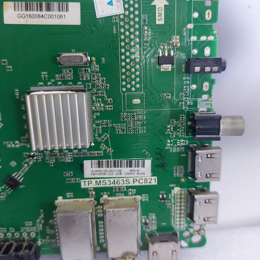 Bo mạch tivi ASANZO 50E890 50S2
