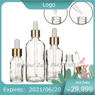 LỌ ĐỰNG TINH DẦU THỦY TINH- 10ML/20ML/30ML/50ML/100ML, NHIỀU KIỂU NẮP, NHIỀU MÀU KHÁC NHAU