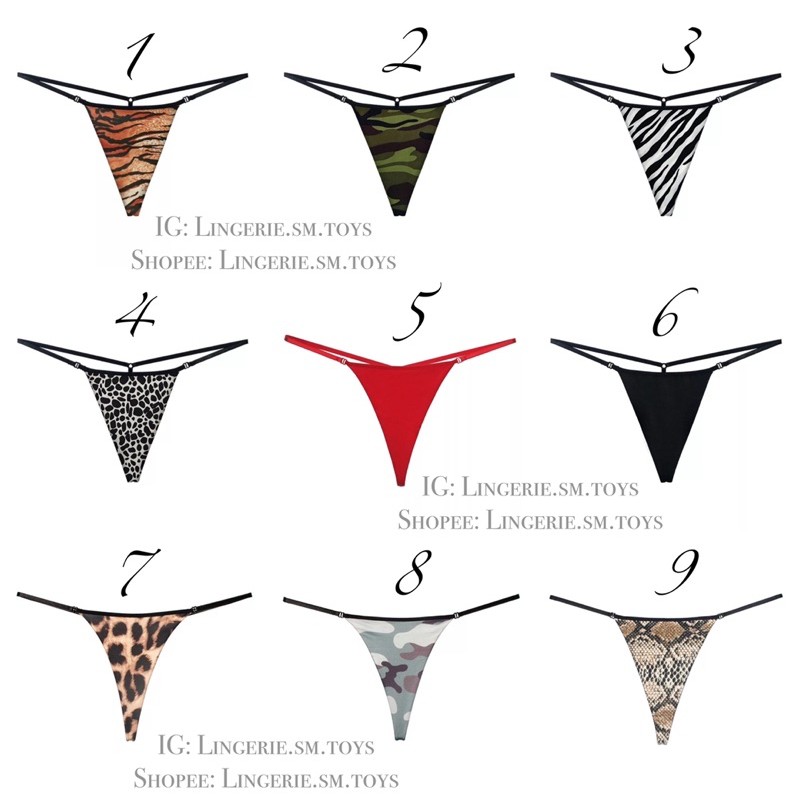 Quần Lọt Khe Siêu Gợi Cảm | Nhiều Mẫu Mã Hoạ Tiết Thời Trang | Sexy Thongs