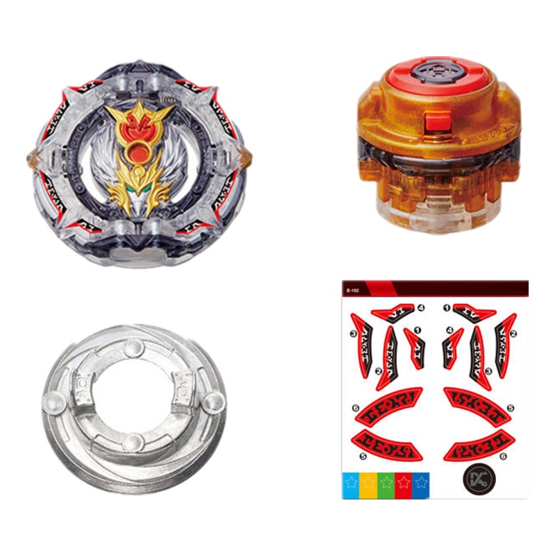 Con Quay Đồ Chơi Beyblade Burst B192 Greatest Raphael Over High Xtend + B184 Tùy Chỉnh LR Launcher Only DB Dynamite