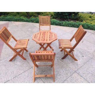 bàn gấp gỗ cà phê cao 50cm
