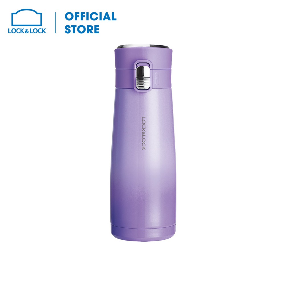 Bình giữ nhiệt Holiday Sunset I.d Tumbler 450ml nhãn hiệu Lock&Lock - Màu tím LHC3234