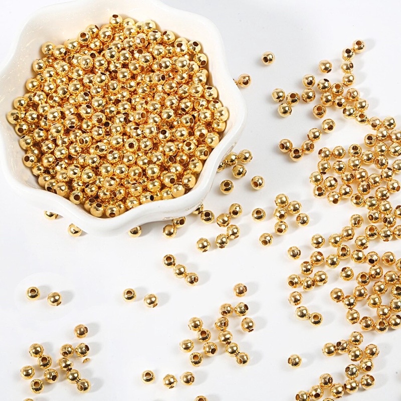10gram hạt bi đồng làm trang sức thủ công