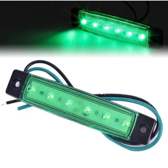 Đèn LED LYMOYO 6 SMD 24V cảnh báo gắn bên hông xe hơi xe buýt